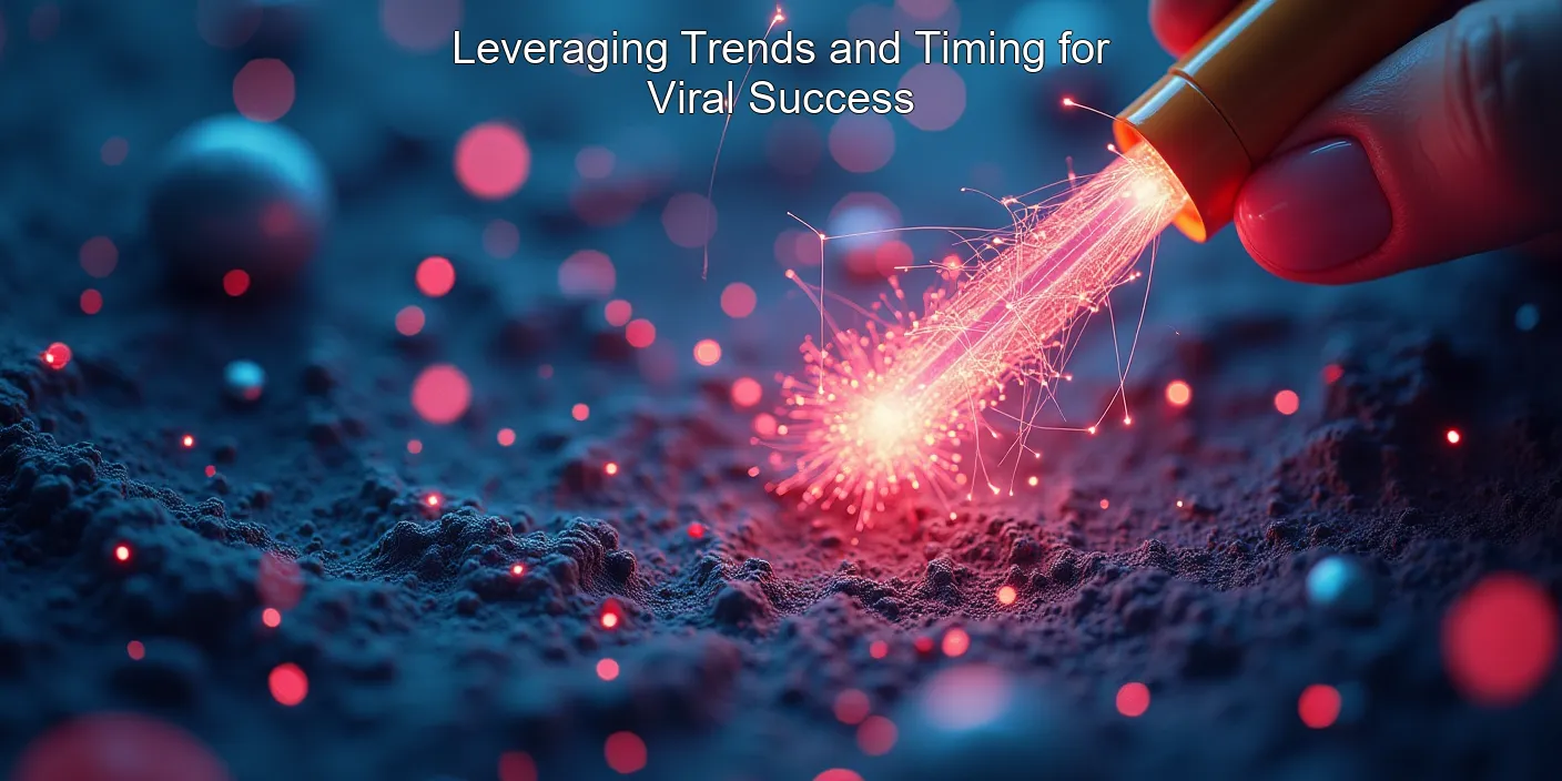 Leveraging Trends and Timing for Viral Success